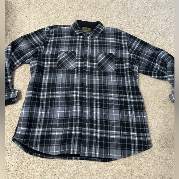 anchorage Other - Classic Black and Gray Plaid Men's Shirt